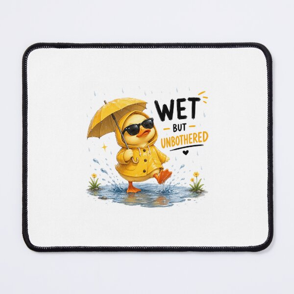 Item preview, But Unbothered – Rain Duck Mood designed and sold by QuirkNest Studio .