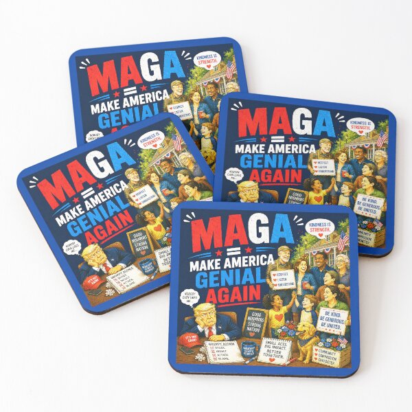 Item preview, ⭐ MAGA = MAKE AMERICA GIGGLE AGAIN COLLECTION ⭐ MAGA = Make America Genial Again designed and sold by WheelieGdArt.