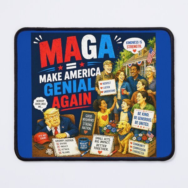 Item preview, ⭐ MAGA = MAKE AMERICA GIGGLE AGAIN COLLECTION ⭐ MAGA = Make America Genial Again designed and sold by WheelieGdArt.