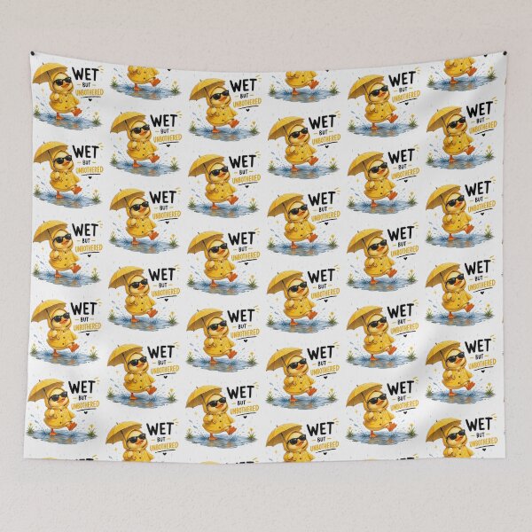 Item preview, But Unbothered – Rain Duck Mood designed and sold by QuirkNest Studio .