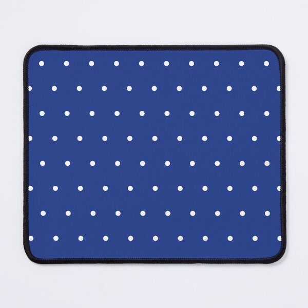 Item preview, Royal Blue and White micro dots designed and sold by pattern-archive.