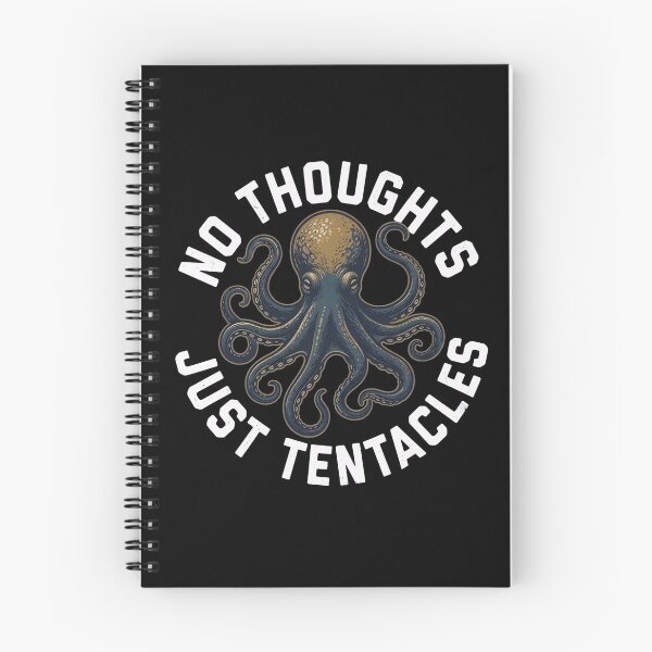 Item preview, No Thoughts Just Tentacles T-Shirt & Sticker – Funny Silly Octopus Meme for Ocean and Sea Life Lovers designed and sold by ZyxDes.