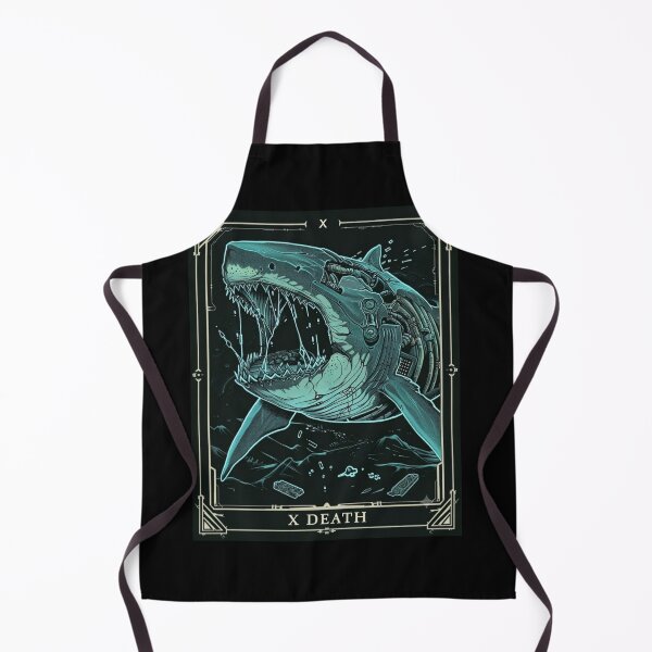 Item preview, X - DEATH Biomechanical Cyber Shark Hoodie | Heavy Tactical Warcore Streetwear designed and sold by VectorForge.