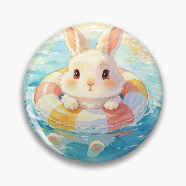 Item preview, Cute Summer Rabbit Beach Fun designed and sold by onjirastudio7.