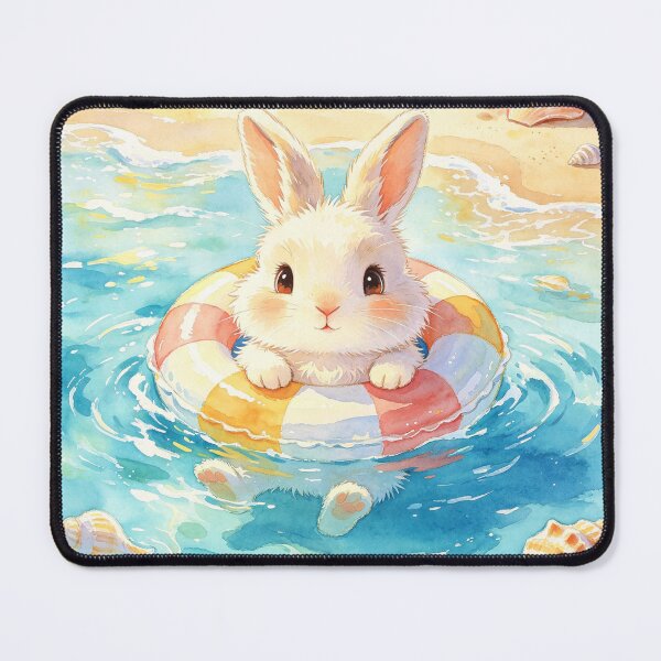 Item preview, Cute Summer Rabbit Beach Fun designed and sold by onjirastudio7.