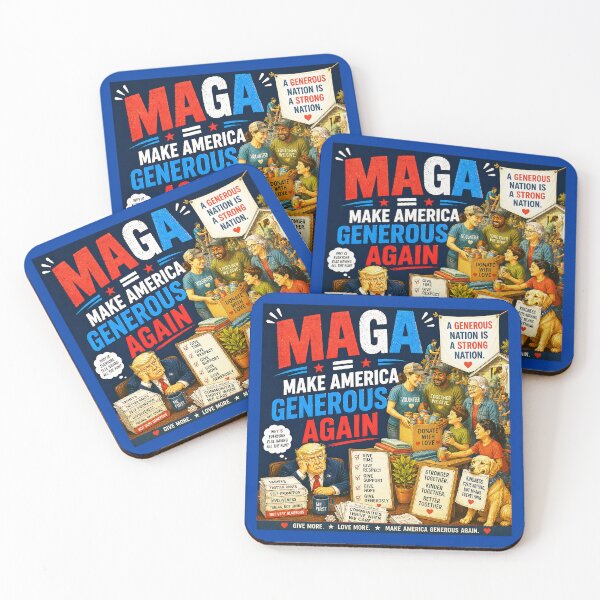 Item preview, ⭐ MAGA = MAKE AMERICA GIGGLE AGAIN COLLECTION ⭐ MAGA = Make America Generous Again designed and sold by WheelieGdArt.