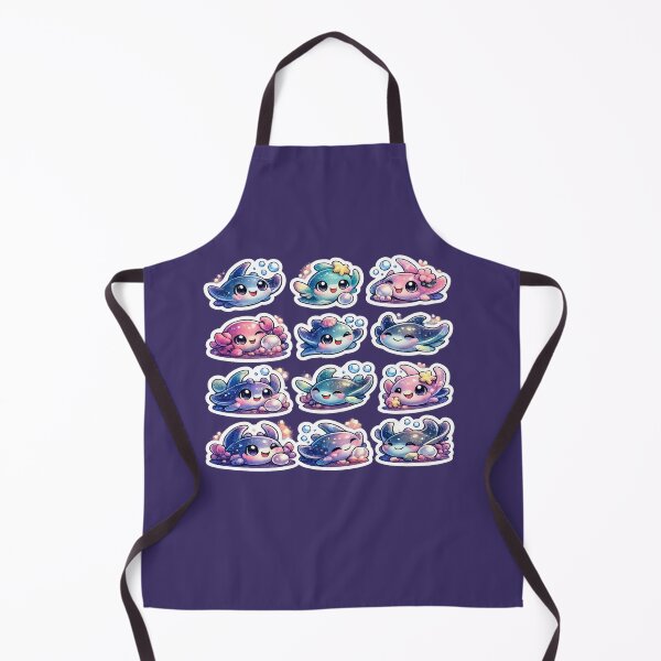 Item preview, Premium Kawaii Manta Ray Sticker Sheet designed and sold by KrishAuraa.