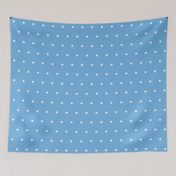 Item preview, Sky Blue And White Micro Dot Pattern designed and sold by pattern-archive.