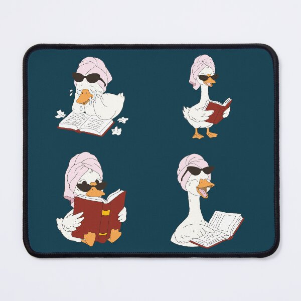 Item preview, Going through emotions while reading - silly goose version designed and sold by Neadoodles.