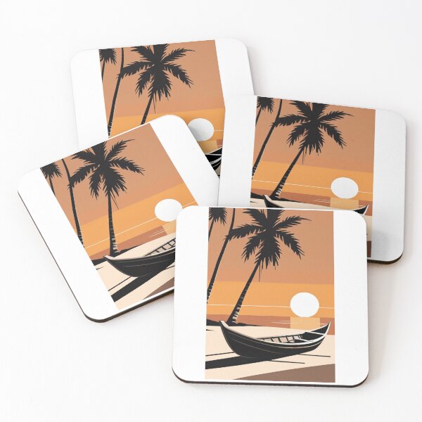 Item preview, Art - Afro-Bohemian Landscape, Tropical Sunset Ambiance designed and sold by Reverso-Design.