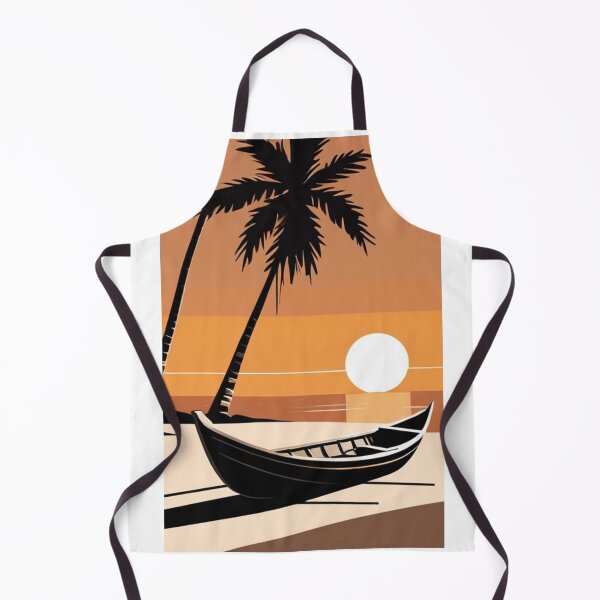 Item preview, Art - Afro-Bohemian Landscape, Tropical Sunset Ambiance designed and sold by Reverso-Design.