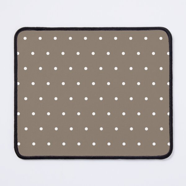 Item preview, Taupe and White micro dots designed and sold by pattern-archive.
