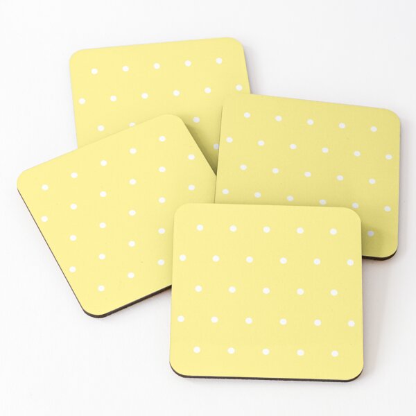 Item preview, Yellow and White micro dots designed and sold by pattern-archive.