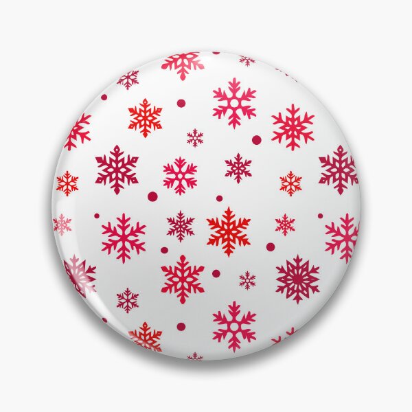 Item preview, Light seamless winter pattern with red snowflakes and dots designed and sold by ingapv.
