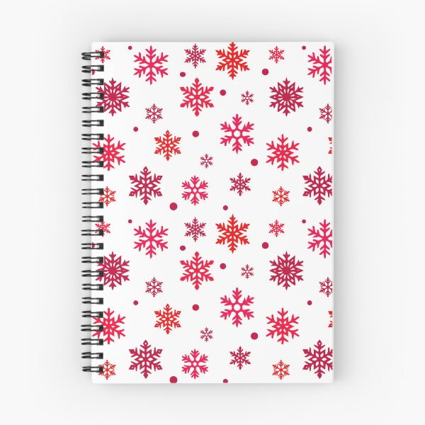 Item preview, Light seamless winter pattern with red snowflakes and dots designed and sold by ingapv.