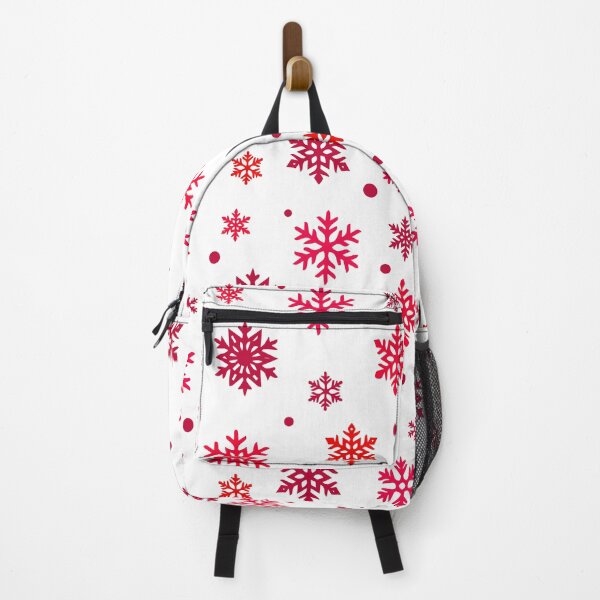 Item preview, Light seamless winter pattern with red snowflakes and dots designed and sold by ingapv.