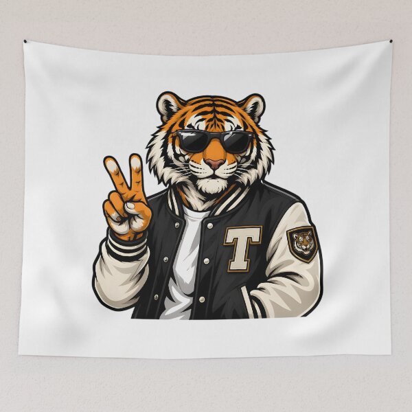 Item preview, Cool Tiger Varsity Streetwear Logo designed and sold by Drofted.