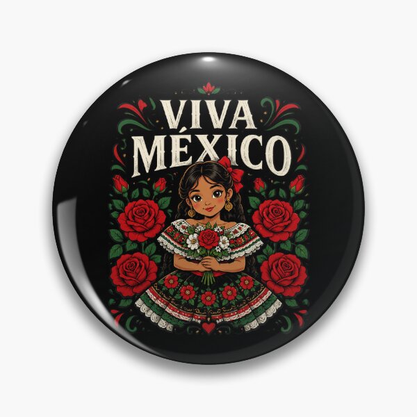 Item preview, Viva Mexico Mexican Girls Flag Independence Day designed and sold by OlakunleOloroz.