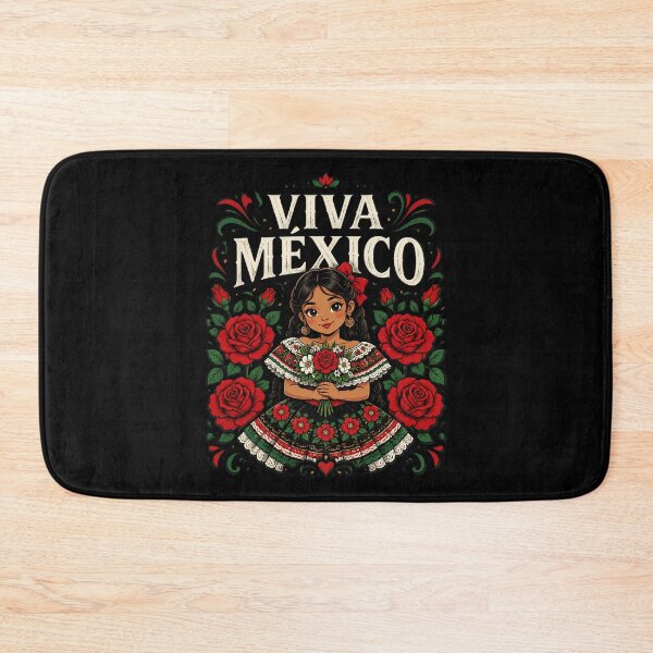 Item preview, Viva Mexico Mexican Girls Flag Independence Day designed and sold by OlakunleOloroz.