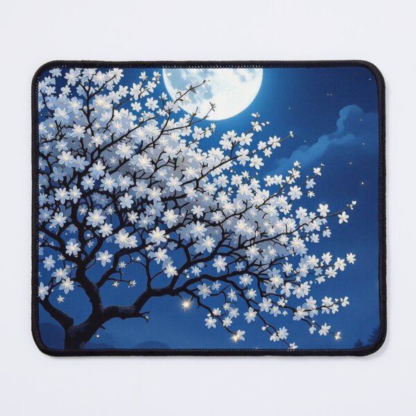 Item preview, Blossoming Tree under Full Moon designed and sold by NeyhineAngelionShop.