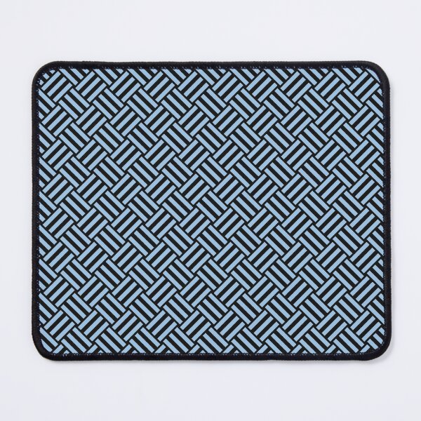 Item preview, Black And Baby Blue Basket Weave Pattern designed and sold by pattern-archive.
