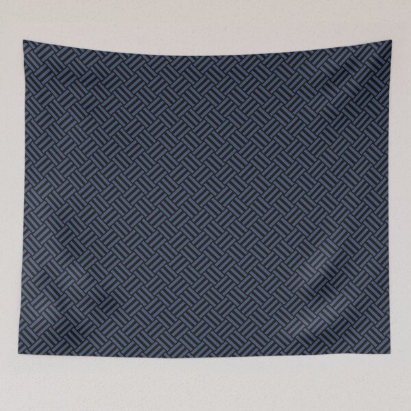 Item preview, Black and Blue basket weave designed and sold by pattern-archive.