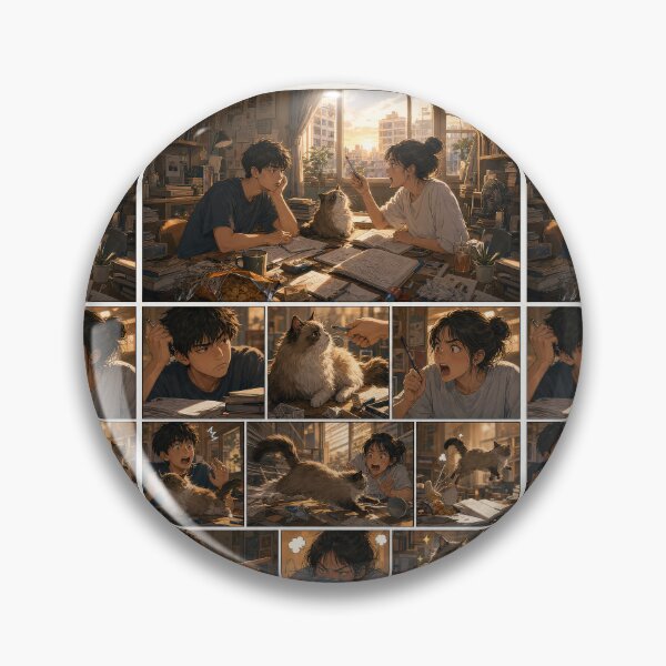 Item preview, Student Life Cozy Reading Room Comic Print designed and sold by Grafititee.