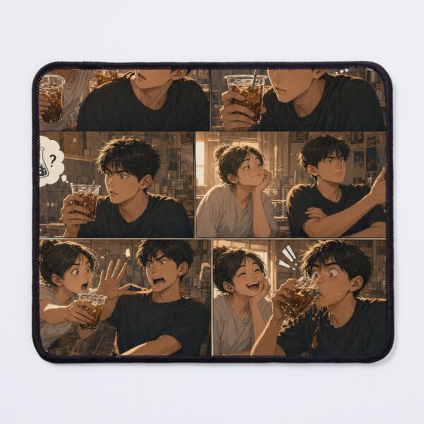 Item preview, Student Life Cozy Reading Room Comic Print designed and sold by Grafititee.