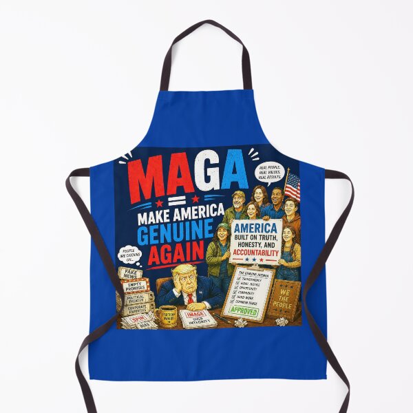 Item preview, ⭐ MAGA = MAKE AMERICA GIGGLE AGAIN COLLECTION ⭐ MAGA = Make America Genuine Again designed and sold by WheelieGdArt.