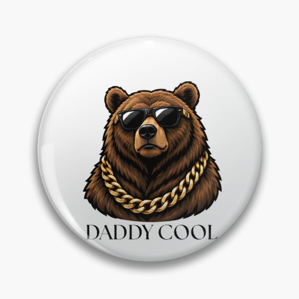 Item preview, Daddy Cool Bear Streetwear Logo designed and sold by Drofted.