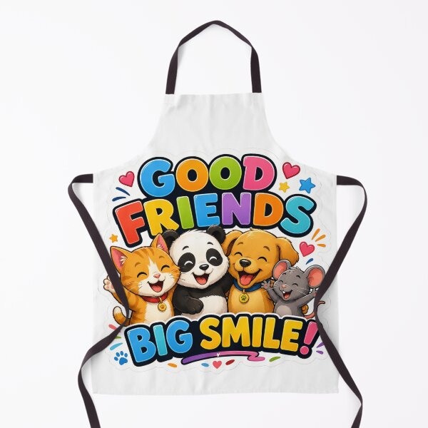Item preview, Good Friends, Big Smile! – Cute Cat, Panda, Dog & Mouse Friendship designed and sold by MR4me.