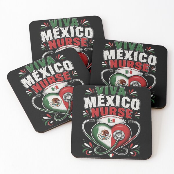 Item preview, Viva Mexico Nurse Independence Day Mexican Nursing Heart designed and sold by OlakunleOloroz.