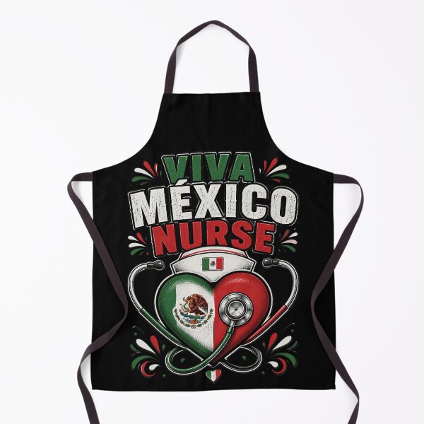 Item preview, Viva Mexico Nurse Independence Day Mexican Nursing Heart designed and sold by OlakunleOloroz.