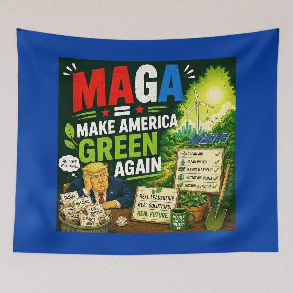 Item preview, ⭐ MAGA = MAKE AMERICA GIGGLE AGAIN COLLECTION ⭐ MAGA = Make America Green Again designed and sold by WheelieGdArt.