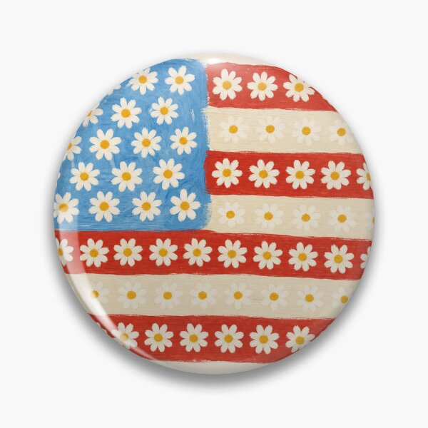 Item preview, Whimsical Floral U S Flag designed and sold by Love Joy.