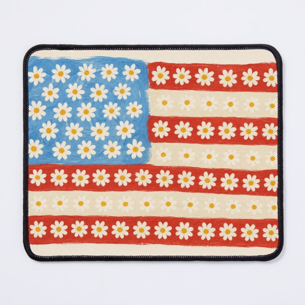 Item preview, Whimsical Floral U S Flag designed and sold by Love Joy.