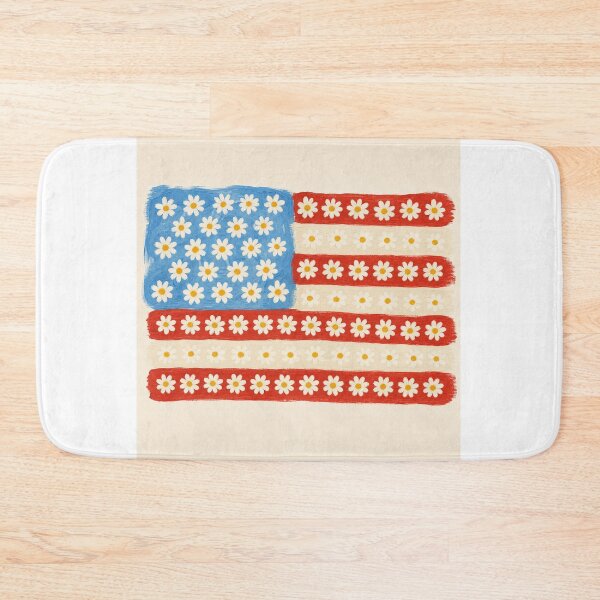 Item preview, Whimsical Floral U S Flag designed and sold by Love Joy.