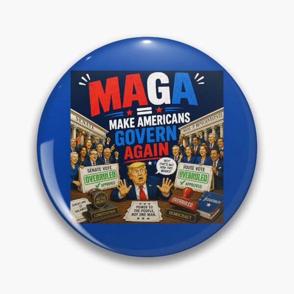 Item preview, ⭐ MAGA = MAKE AMERICA GIGGLE AGAIN COLLECTION ⭐ MAGA = Make Americans Govern Again designed and sold by WheelieGdArt.