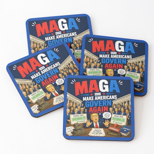 Item preview, ⭐ MAGA = MAKE AMERICA GIGGLE AGAIN COLLECTION ⭐ MAGA = Make Americans Govern Again designed and sold by WheelieGdArt.