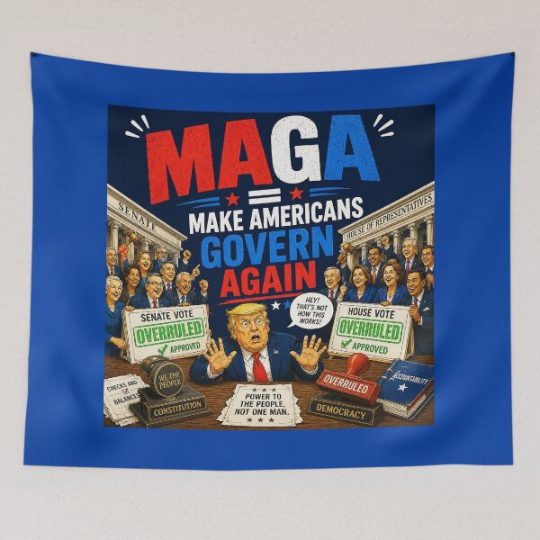 Item preview, ⭐ MAGA = MAKE AMERICA GIGGLE AGAIN COLLECTION ⭐ MAGA = Make Americans Govern Again designed and sold by WheelieGdArt.