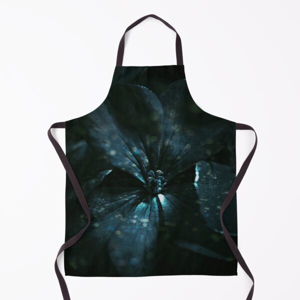 Item preview, Dark Blue Flower in the Shadows | Gothic Botanical Wall Art designed and sold by WitchyBotanicaArt.