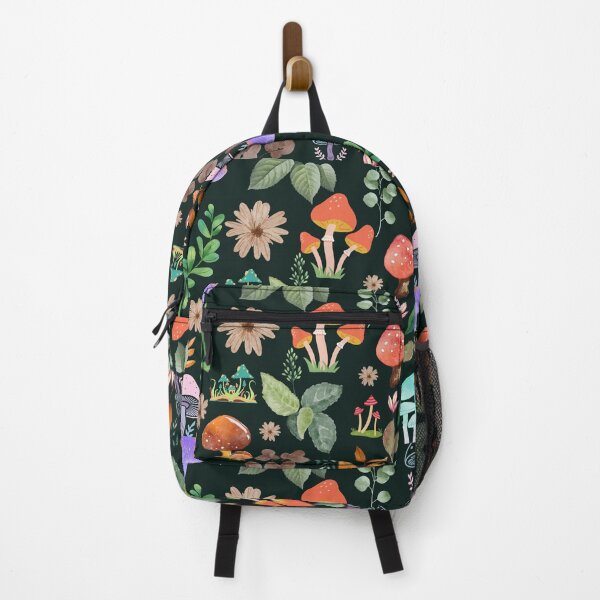 Item preview, Vintage Mystic Mushroom and Forest Flora Pattern designed and sold by StickerPulseCo.