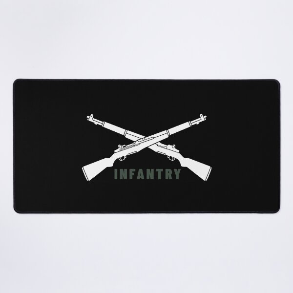 Item preview, Infantry Crossed Rifles US Army Branch Insignia Minimal Military Patch Tee Sticker designed and sold by theminimalzone.