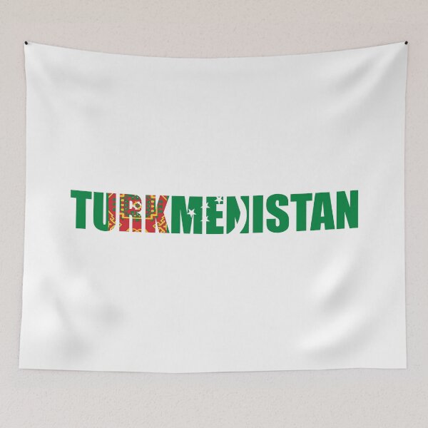 Item preview, Turkmenistan Flag TM designed and sold by shitpostee.