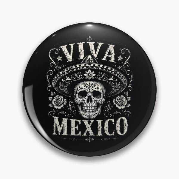 Item preview, Viva Mexico Sugar Skull Sombrero Mustache Cinco de Mayo designed and sold by OlakunleOloroz.