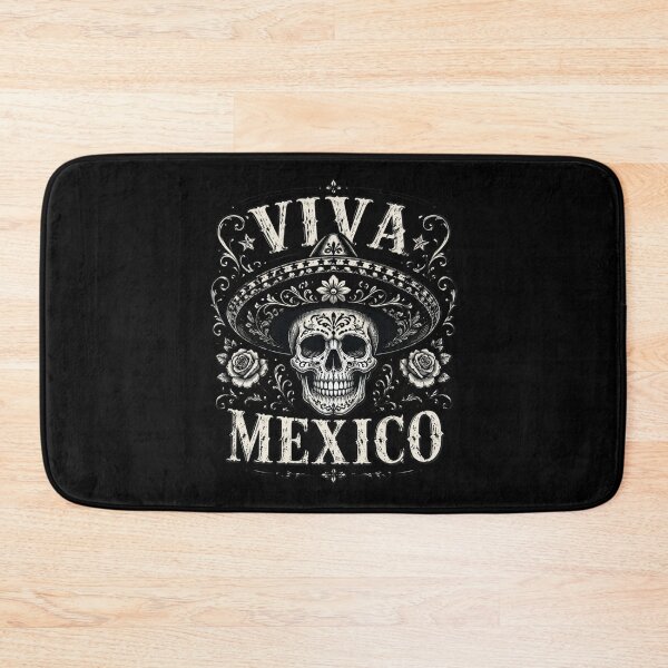 Item preview, Viva Mexico Sugar Skull Sombrero Mustache Cinco de Mayo designed and sold by OlakunleOloroz.
