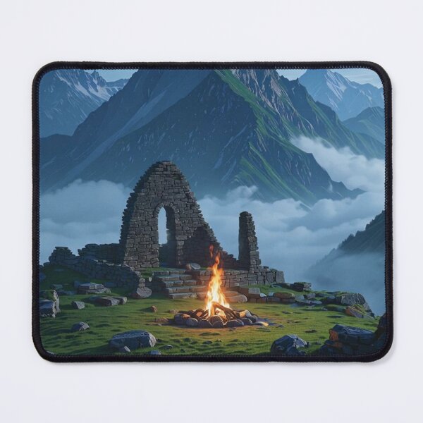Item preview, Ancestral Ruins under the Crescent Moon designed and sold by NeyhineAngelionShop.