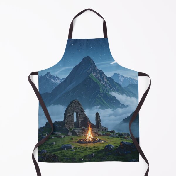 Item preview, Ancestral Ruins under the Crescent Moon designed and sold by NeyhineAngelionShop.