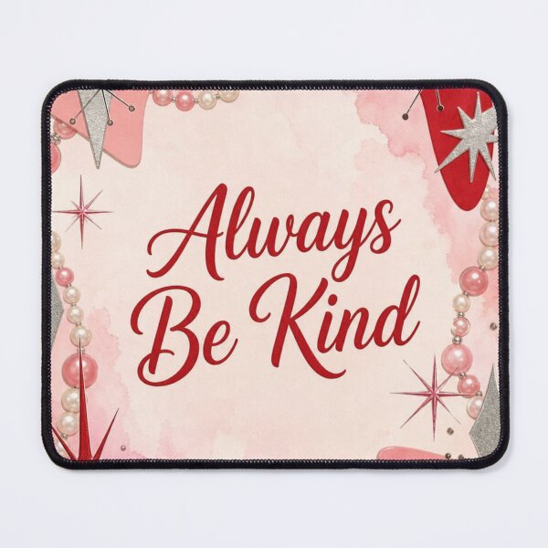 Item preview, Coquette Mid Century "Always Be Kind" designed and sold by VFWChuck.