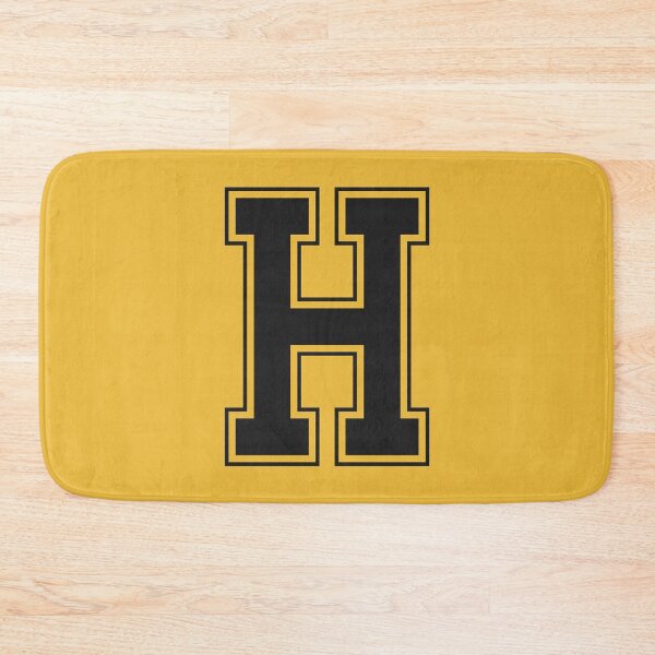 Item preview, Monogram Black Yellow College House Initial H designed and sold by Digital Homestead.